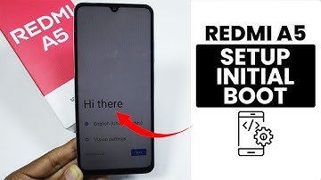 How to Setup Redmi A5 - First Time Boot