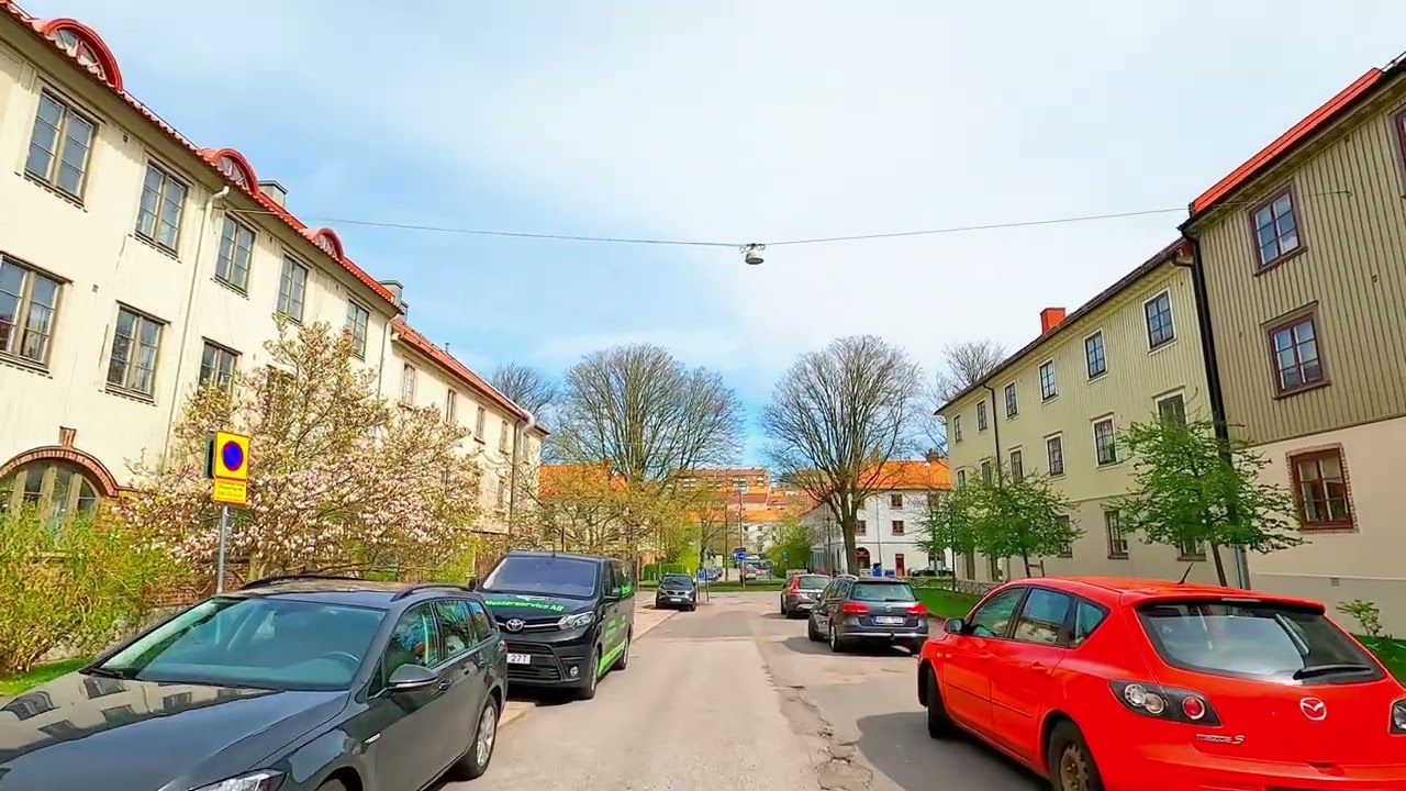 Gothenburg Sweden walk from Mariagatan to Mariaplan 4k