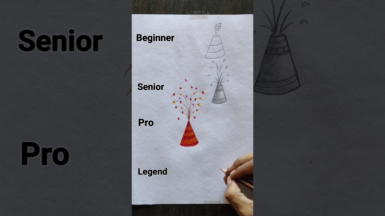 Diwali crackers drawing 🌋 