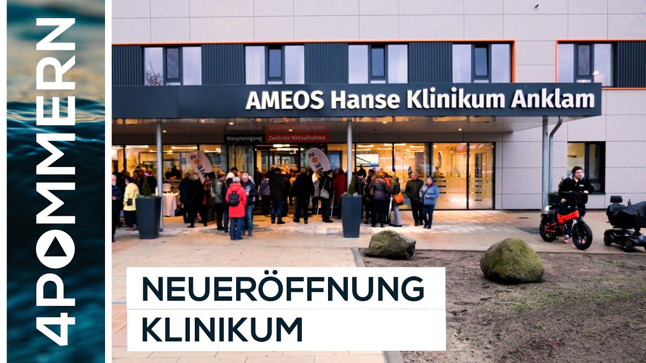 Manuela Schwesig und Michael Galander eröffnen AMEOS Klinikum Anklam | Usedom TV