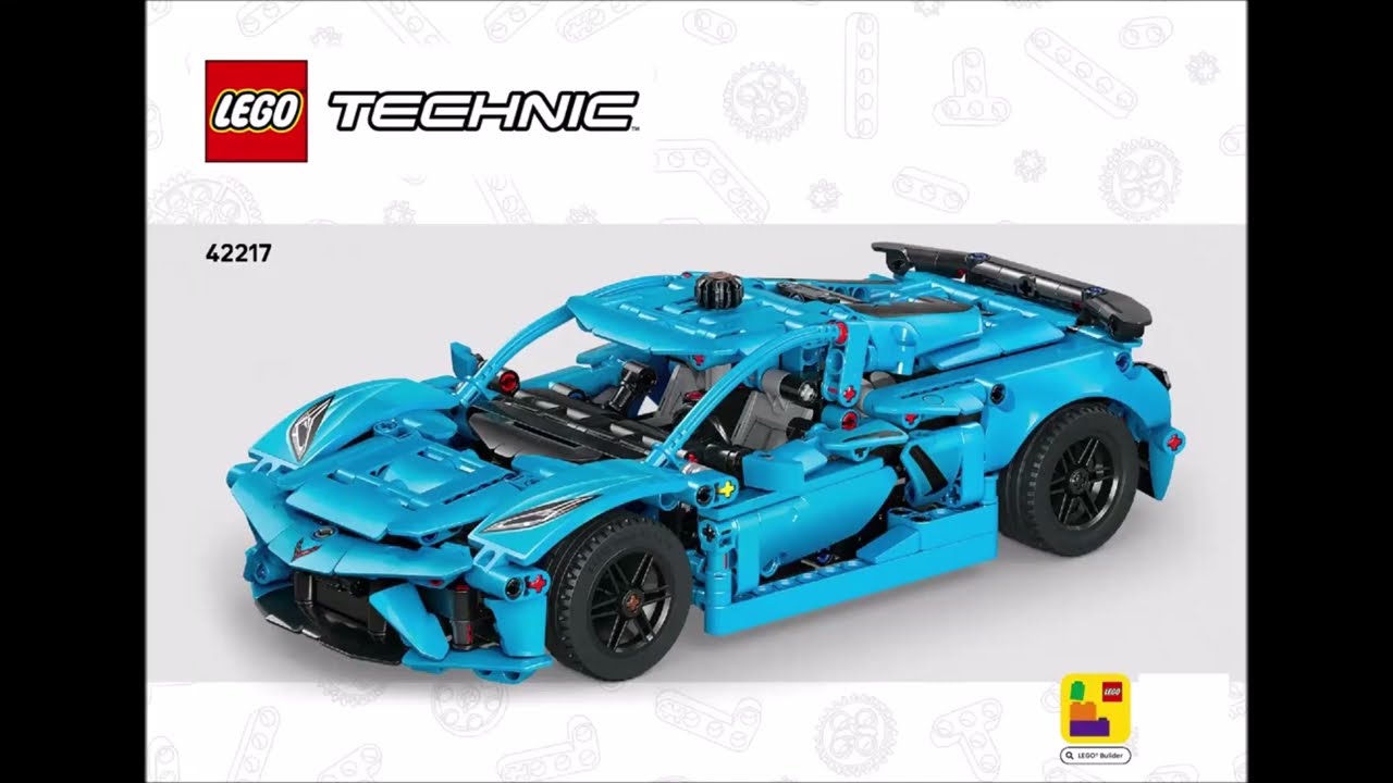 LEGO 42217 Instructions | Technic | Chevrolet Corvette Stingray