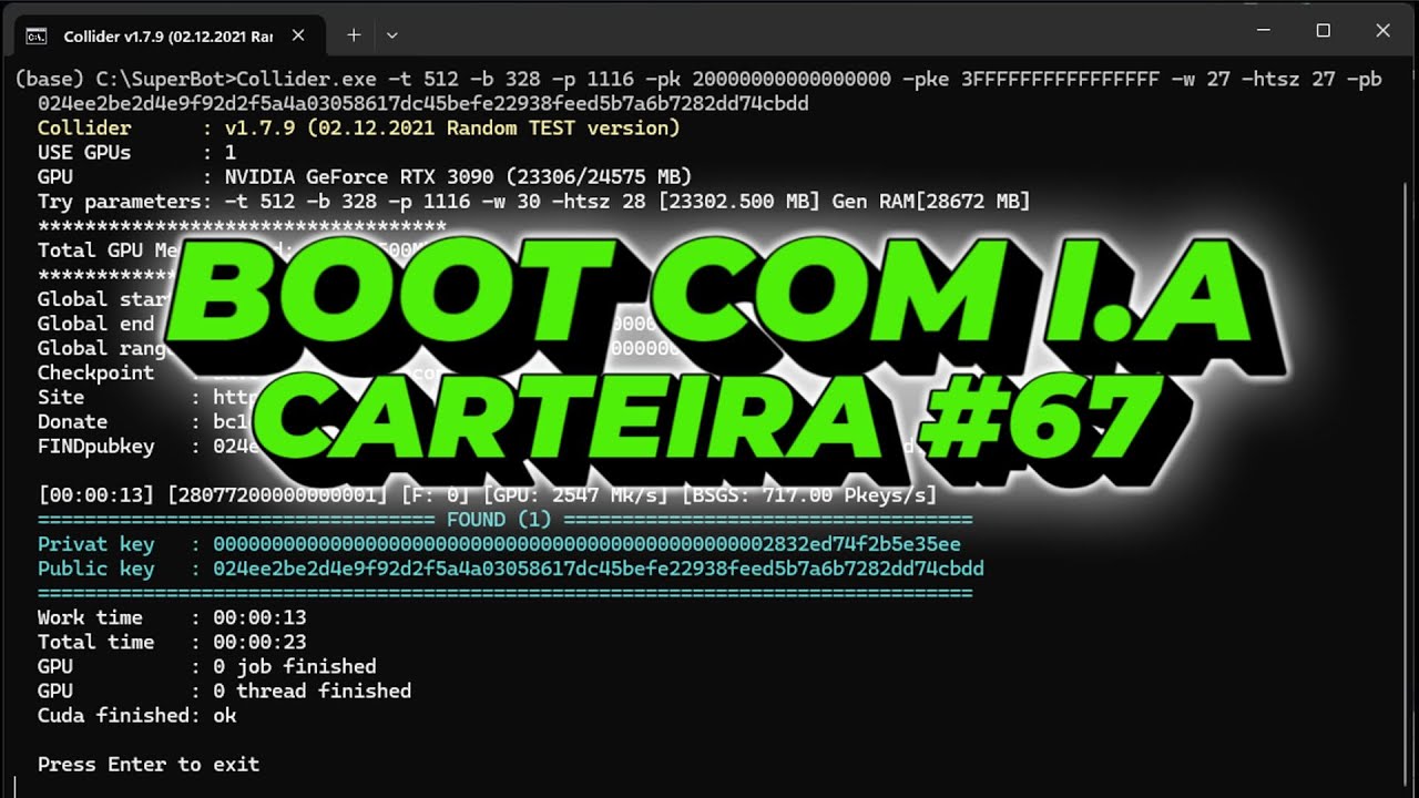 INACREDITÁVEL BOT COM I.A. CONSEGUE ABRIR A CARTEIRA #67 DO DESAFIO PUZZLE  EM APENAS 20 SEGUNDOS - YouTube