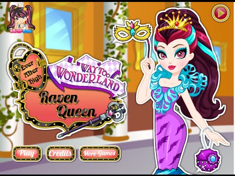 Way to Wonderland Raven Queen: Dress Up Games4Girls:Ever After High: Dress Up Games