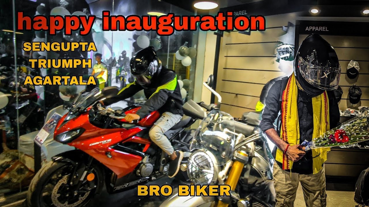 HAPPY INAUGURATION 🎉 | SENGUPTA TRIUMPH AGARTALA | you can buy super Bike from Tripura ☺️