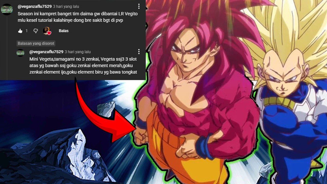 REQUEST KLEAN BREE : DAIMA VS LEGEND SUPER VEGITO SPECIAL FEATURED SSJ 3 VEGETA