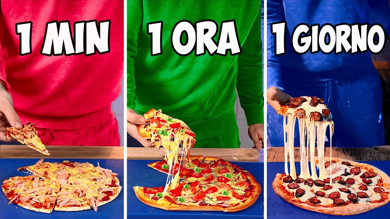 1 minuto vs. 1 ora vs. 1 giorno Pizza da VANZAI