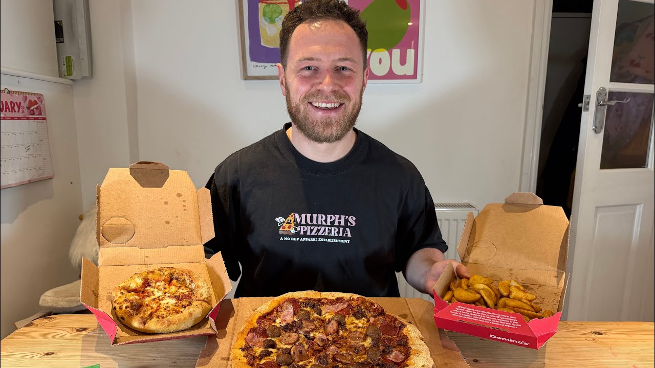 ASMR DOMINOS METEOR PIZZA GARLIC BREAD MUKBANG | WHISPERS EATING SOUNDS