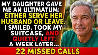 My Daughter Gave Me An Ultimatum: Either Serve Her Husband or Leave. I Smiled, Grabbed My Suitcase..