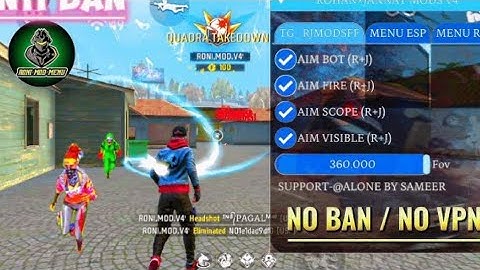 RONI MOD MENU V4 SAFE | OB47 FF HACK | FREE FIRE MOD MENU | MOD MENU HACK | FF HACK - RONI MOD MENU