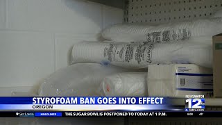 Oregon ban on Styrofoam food containers goes into effect