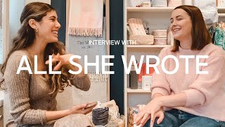 Advice on starting your own boutique with All She Wrote