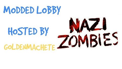 COD WAW MODDED XBOX LOBBY