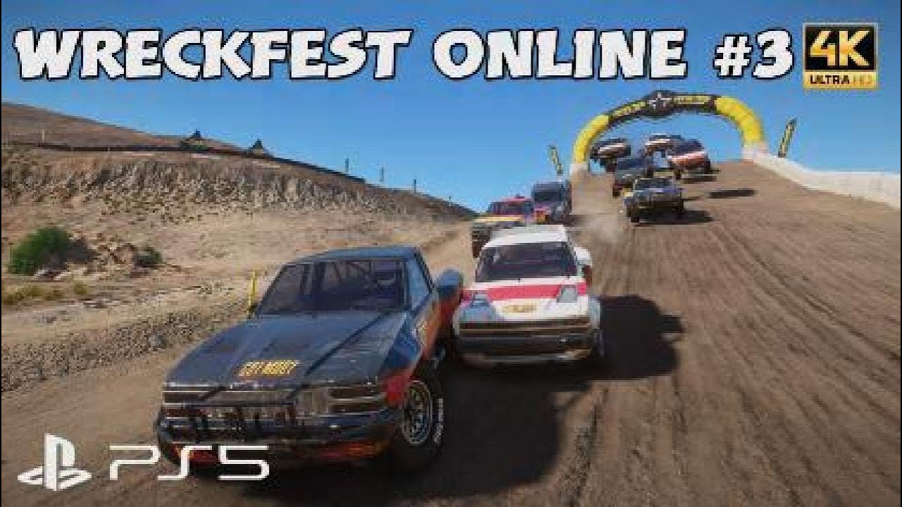 Wreckfest Multiplayer Is So Much Fun #3! PS5 [4K60FPS]