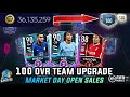 MASSIVE 100 OVR FIFA Mobile 21 TEAM UPGRADE | 30 MILLION + MARKET OPEN DAY SALES | SQUAD BUILDING