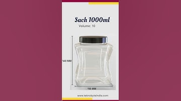 Multipurpose PET jars Manufacturer  - Teknobyte India