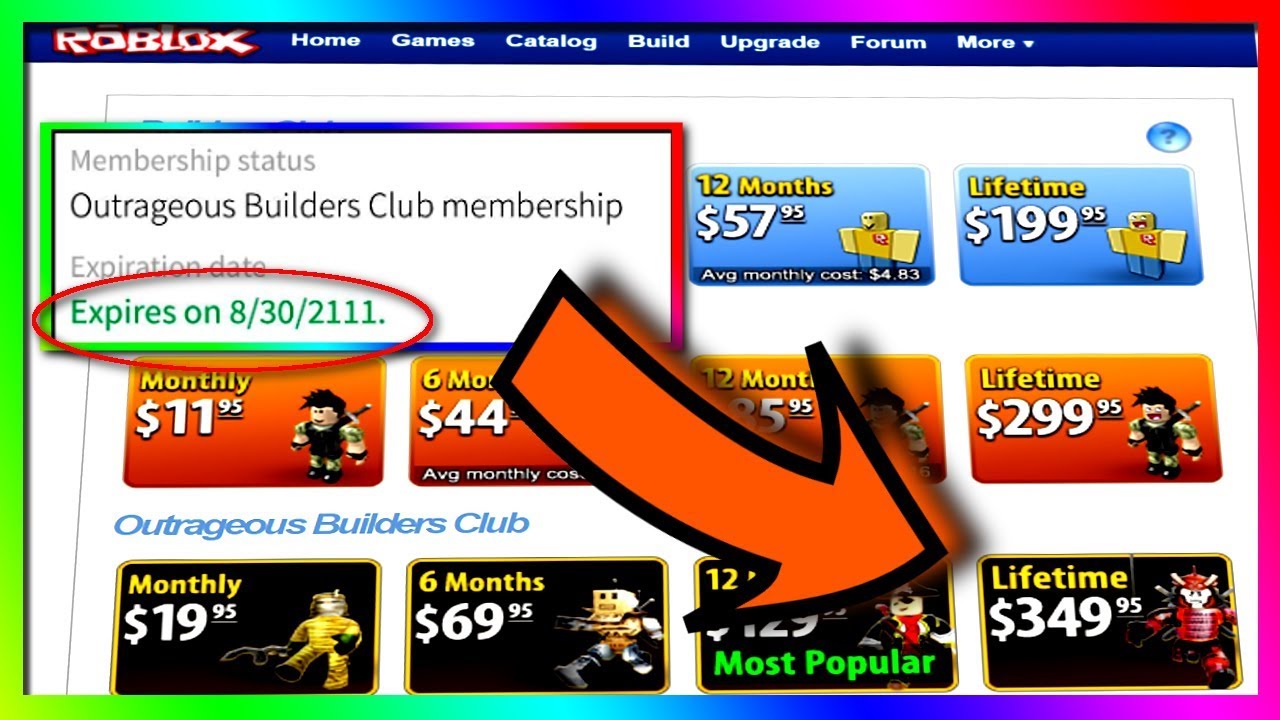 Roblox Lifetime Bc Account For Sale
