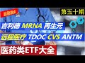 第五十期：医药类ETF大全 包括【XLV】【VHT】【IBB】【IHI】【XBI】 【IYH】 【IXJ】【FBT】热门股分析：吉利德 MRNA再生元 远程医疗股 【TDOC】【CVS)】【ANTM】