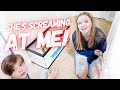 SHE'S SCREAMING AT ME! | Family 5 Vlogs