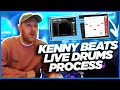 KENNY BEATS - EXPLAINING his *NEW LIVE DRUMS RECORDING / MIXING PROCESS*  - LIVE (10/24/21) 🔥🔥