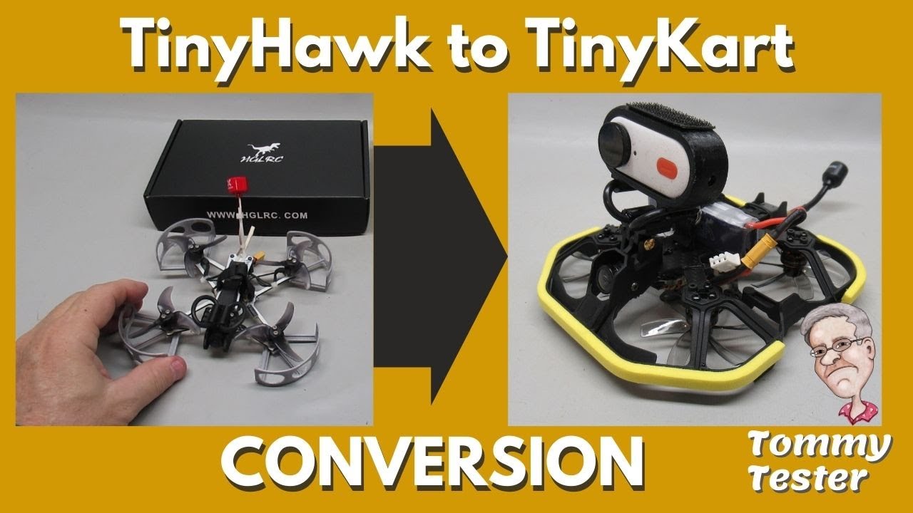 FPV Cinewhoop | Tinyhawk to TinyKart Conversion | Intermediate Build | 2S | 2 inch whoop