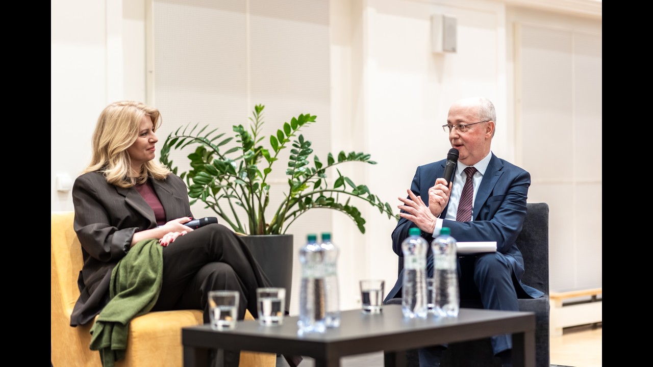 Diskusia s pani prezidentkou Zuzanou Čaputovou a Tatianou Pauhofovou na VŠMU 19.2.2026