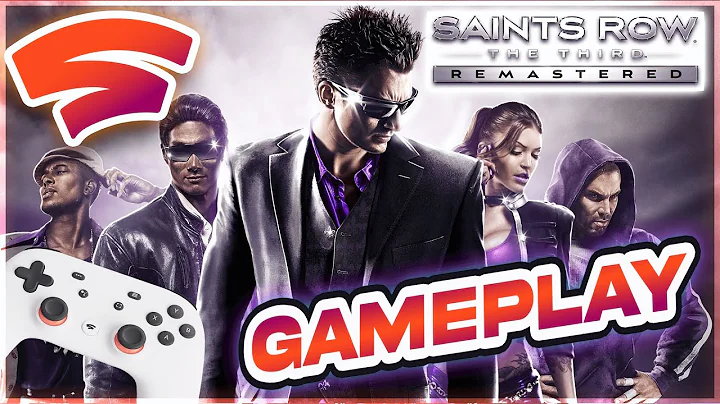 Saints Row: The Third Remastered Google Stadia 4k Gameplay! | First Look
