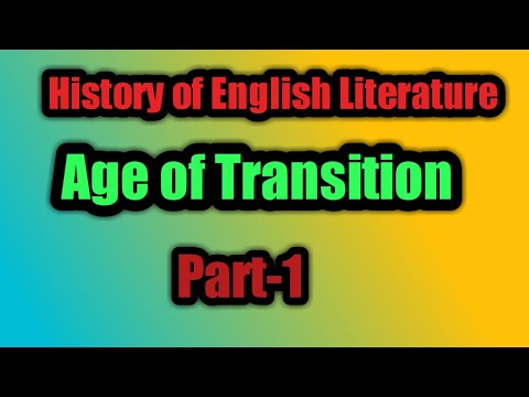 Video: Wat is transitie in de Engelse literatuur?