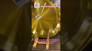 Premium Brass Round Plates & Platters | Luxury Hotelware & Catering Display | King International