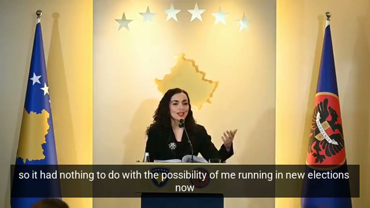 Presidentja Vjosa Osmani shpërndan Kuvendin, Kosova shkon në zgjedhje të jashtëzakonshme