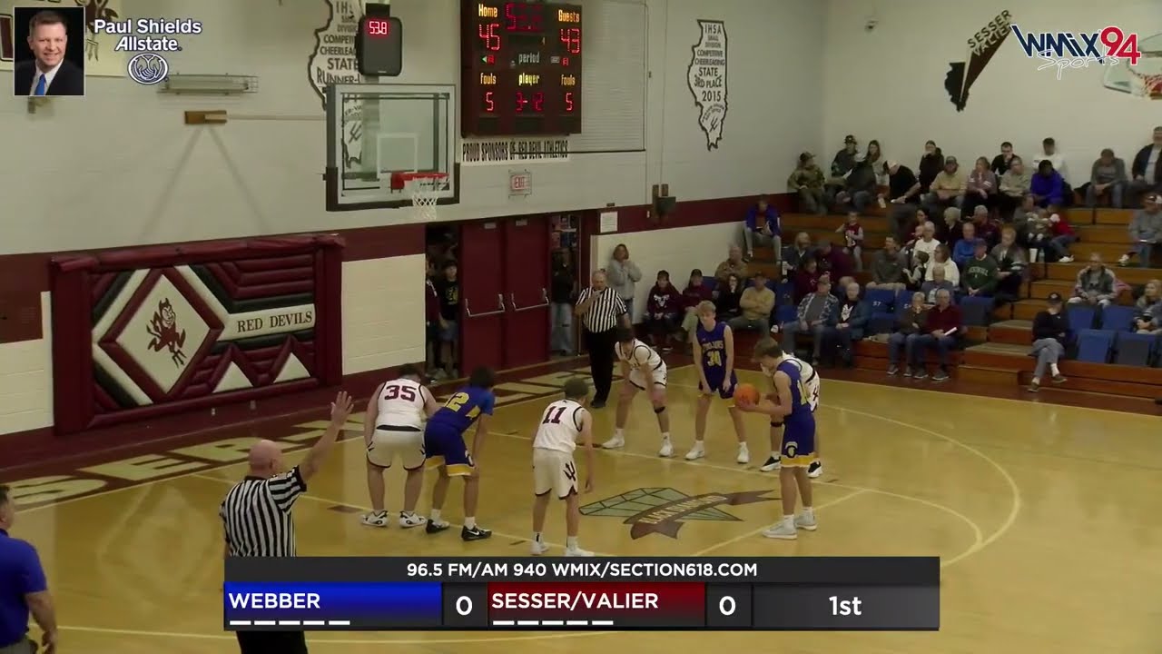 Webber Trojans Basketball at Sesser-Valier Red Devils - 2025-26