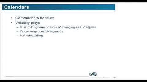 Pt6, Dan Passarelli: Calendar Spread Strategies for FX Trading