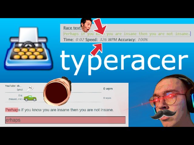 Steno on TypeRacer when I'm having a bad day 