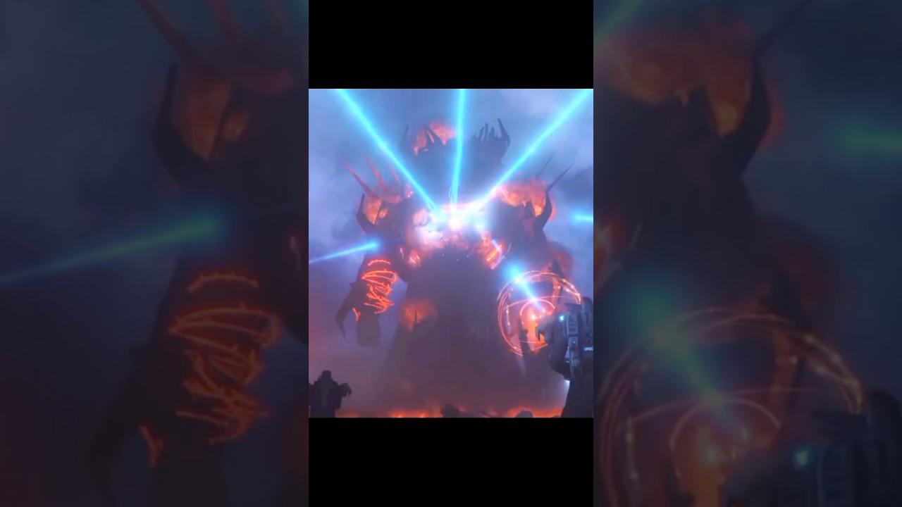 Редизайнутый и раненый Страж Рока - постройка в Майнкрафте 