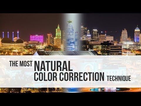 The Most Natural Color Correction  Technique in Photoshop