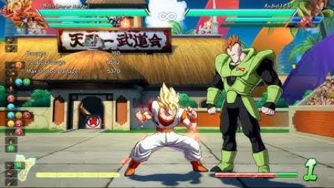 Goku Solo Corner BnB Combo into Meterless Snapback in Sparking