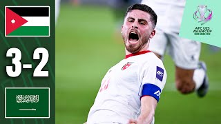 Jordan wins after VAR Drama | Jordan - Saudi Arabia | Highlights | AFC U23 Asian Cup™