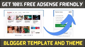 Get 100% AdSense Friendly Blogger Template and Theme