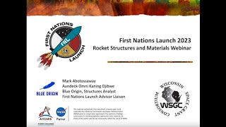 Rocket Structures and Materials Webinar by Mark Abotossaway (Nov. 15, 2022) Profile