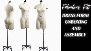 Fabulous Fit Dress Form Unboxing, Assembly, and Padding