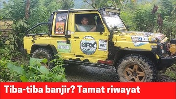 TIBA-TIBA HUJAN DERAS,TEST DRIVE, JALUR EKSTRIM OFF ROAD 4X4 DESA GALUNG KEC.BARRU KAB.BARRU SUL-SEL