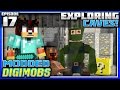 Minecraft Modded Digimobs Survival #17 'Exploring Caves!'