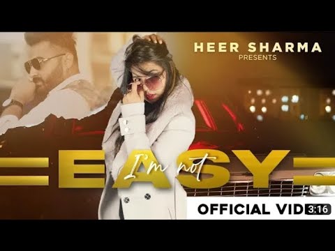 Chora jaata ka tu badmash banva va ge ka  new haryanvi song  Im not easy