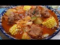 How to make Super Delicious Mexican Beef Soup Caldo De Res Guerrero Style By Sols Kitchen