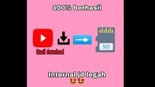 cara memindahkan download youtube ke kartu sd ( how move download videos YouTube to SD card ) 🤩