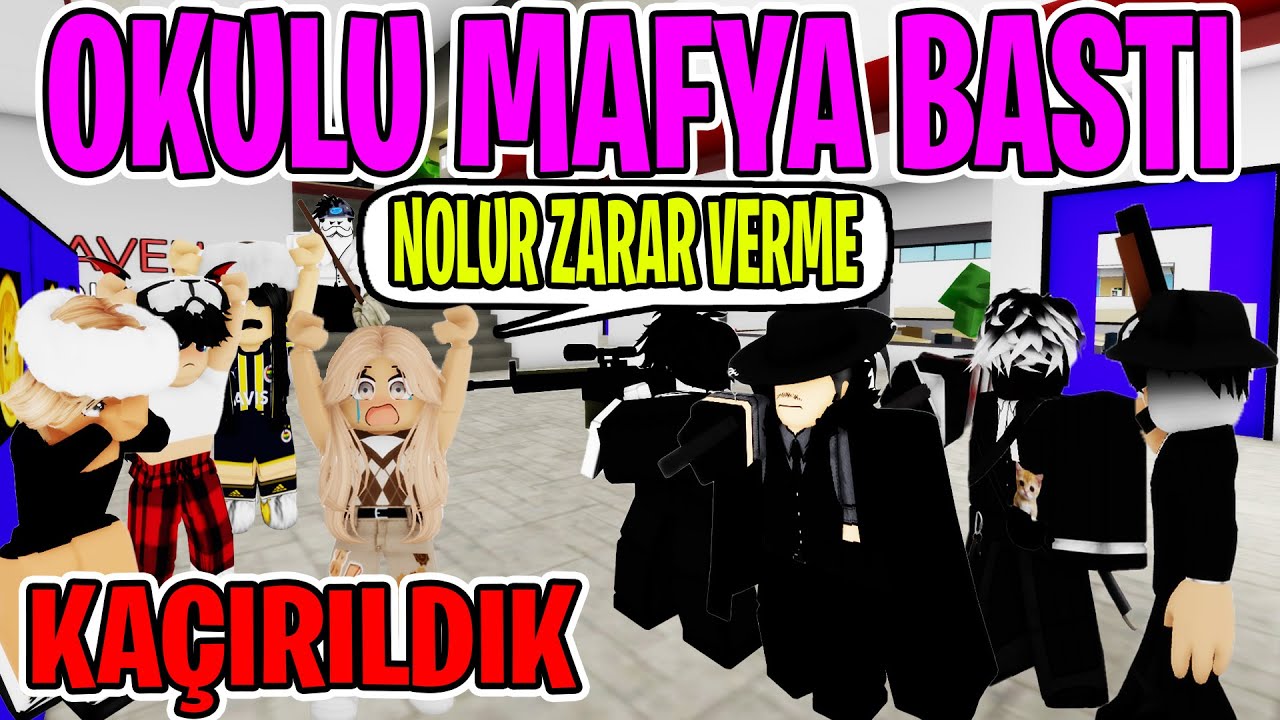 OKULU MAFYALI ADAMLAR BASTI ( BİZİ KİM KURTARICAK ? ) ROBLOX BROOKHAVEN RP 