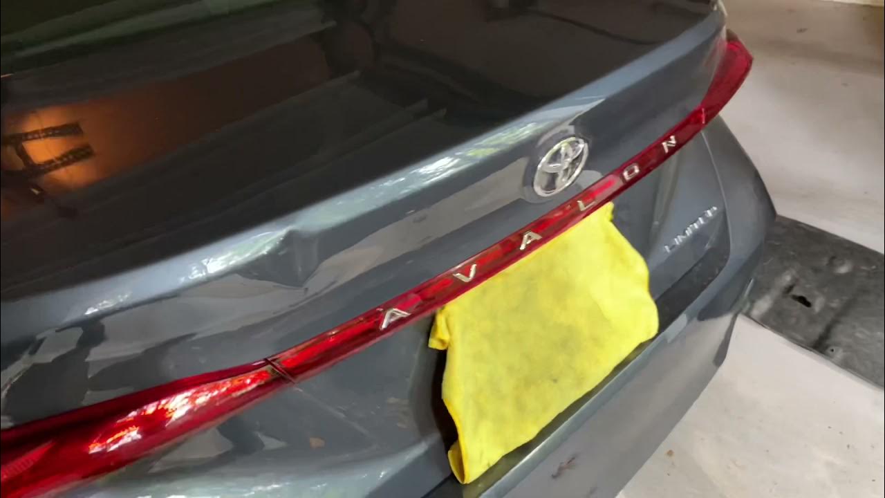 Toyota Avalon Trunk Dent YouTube