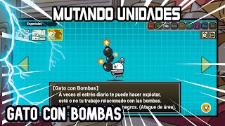 Mutando Unidades The Battle Cats en español Como obtener al Gato con Bombas True Form Flower Cat