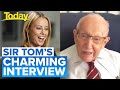 Inspiring veteran Tom Moore knighted by the Queen after COVID-19 mission | Today Show Australia