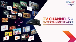 Tata Sky Binge Plus | Product Reveal | Live TV + 9 premium apps | One Smart Set Top Box screenshot 1