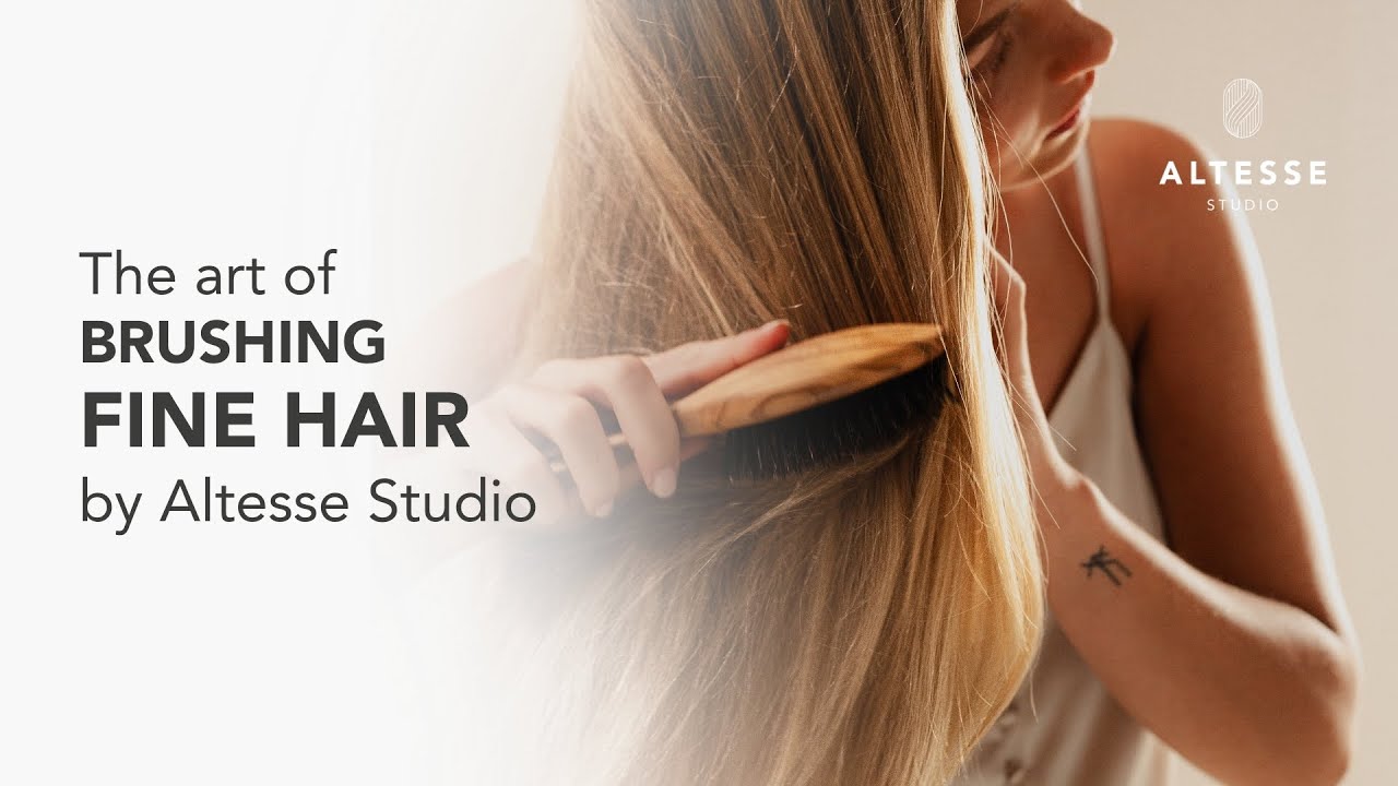 🇬🇧 Mastering the art of brushing fine hair with Altesse Studio! - YouTube